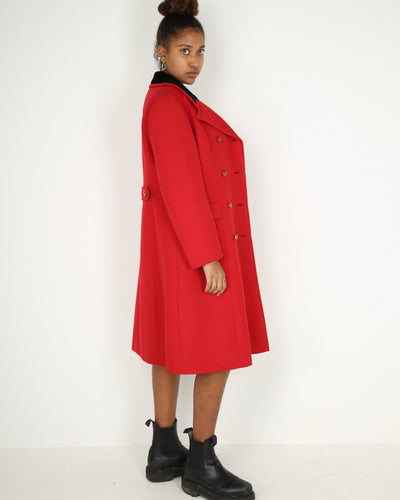 Vintage 70s W&J Wilson overcoat - S