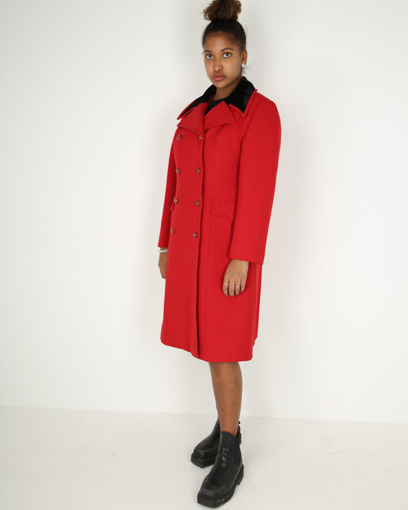 Vintage 70s W&J Wilson overcoat - S