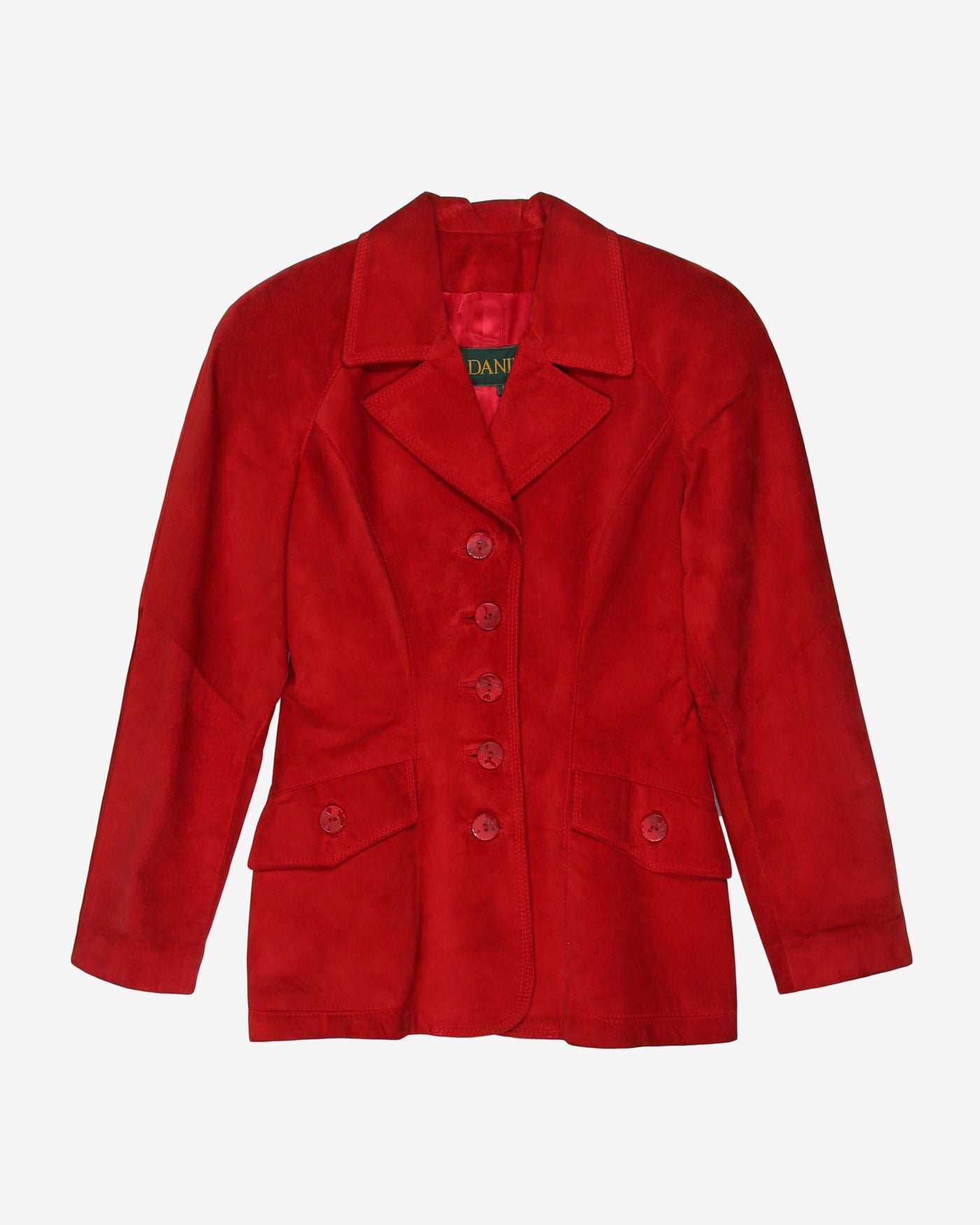 Suede red hotsell blazer