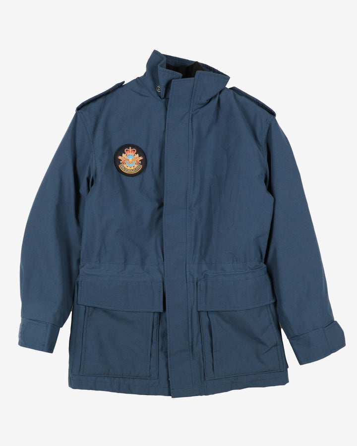 royal air cadets blue bomber jacket - l