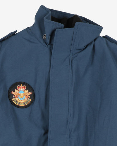 royal air cadets blue bomber jacket - l
