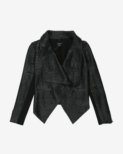 Marciano black leather jacket - xxs