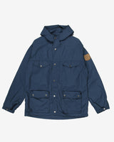 Blue / Navy Fjall Raven Hooded Rain Jacket  - XL