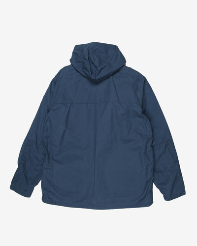 Blue / Navy Fjall Raven Hooded Rain Jacket  - XL