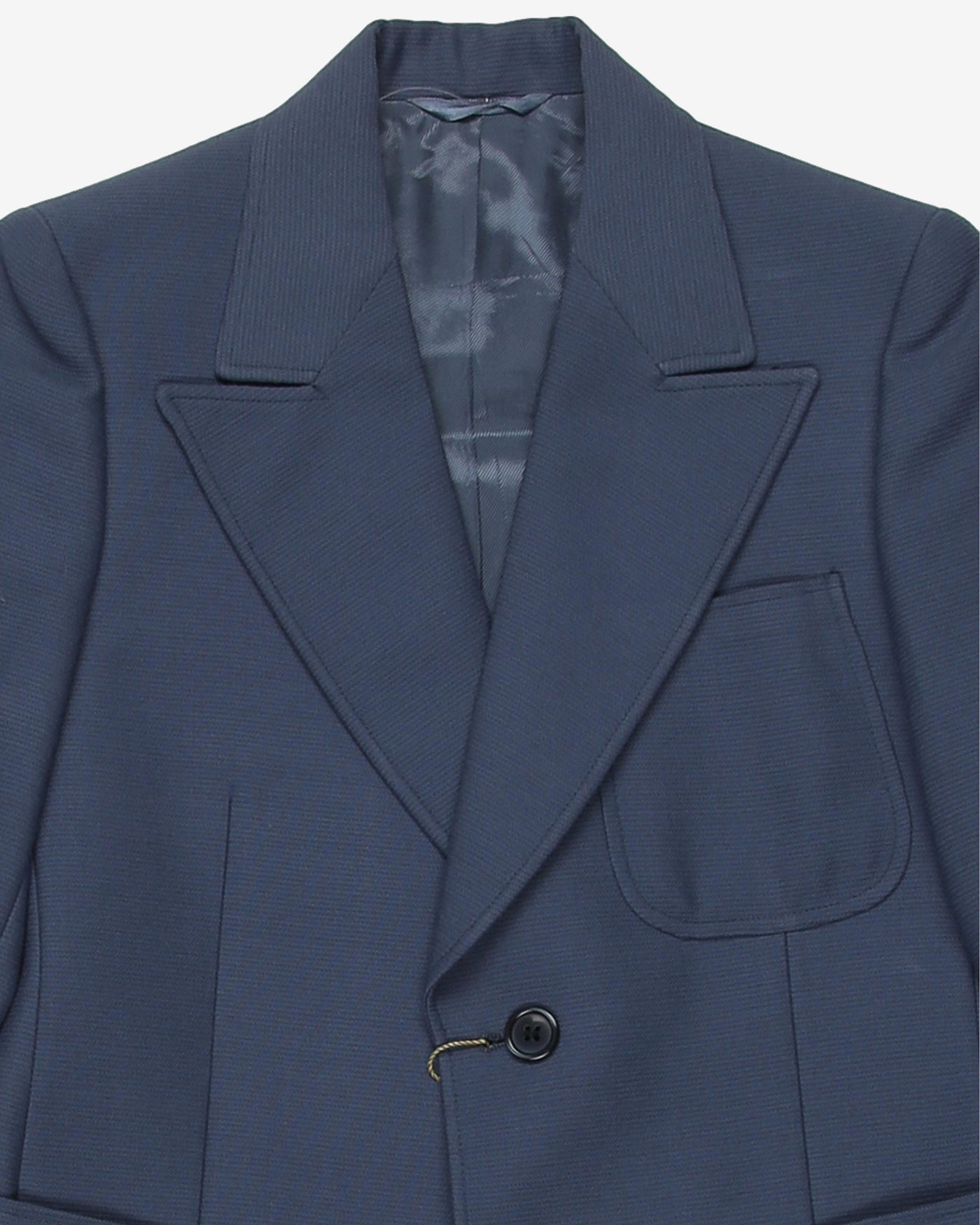 1970s Deadstock children blue blazer jacket - 6 yr