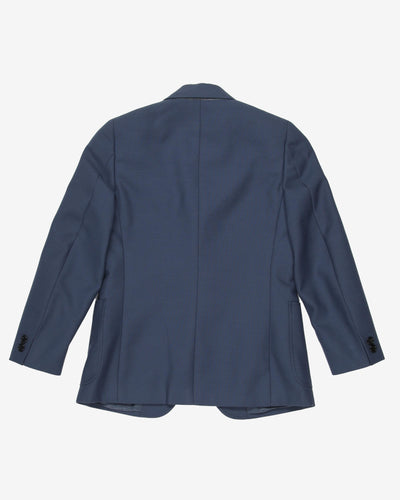 1970s Deadstock children blue blazer jacket - 6 yr