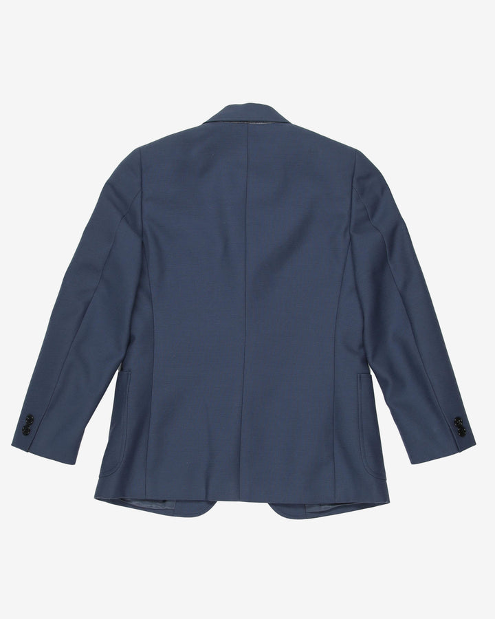1970s Deadstock children blue blazer jacket - 6 yr