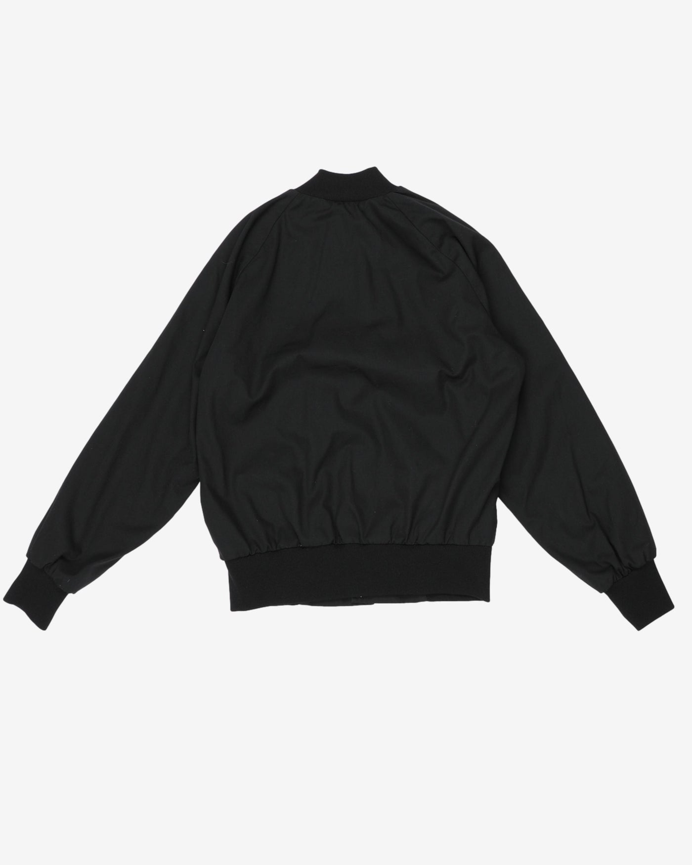 Mighty Pirate Black Letterman Bomber Jacket - XS