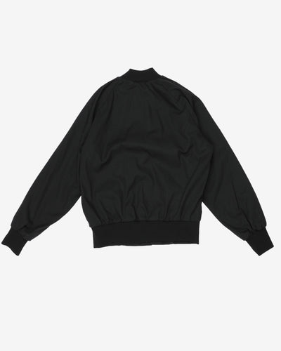 Mighty Pirate Black Letterman Bomber Jacket - XS