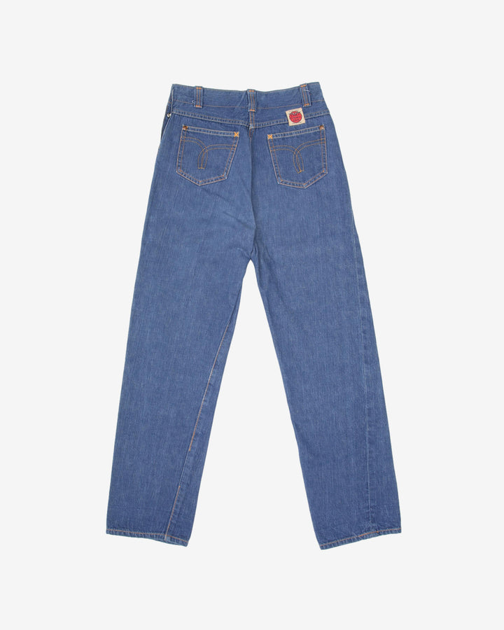 Cowboy King 70s Blue High Waisted Denim Jeans -  W27