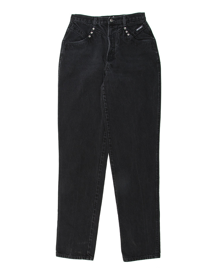 90s Rockies Black High Waisted Jeans - W28