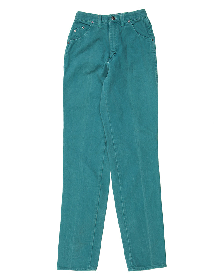 Wrangler High Waisted  Green  Jeans - W25   L33