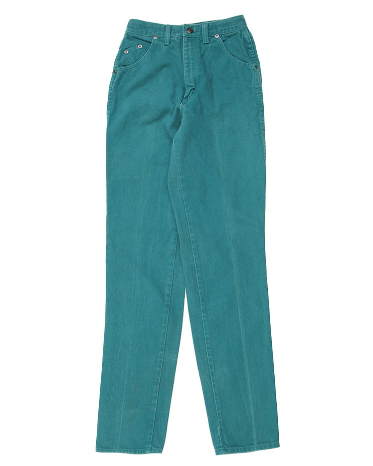 Wrangler High Waisted  Green  Jeans - W25   L33