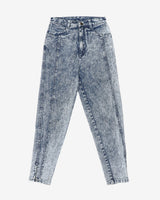 80s Gitano Acid Wash Tapered Leg High Waisted  Jeans - w26 l26