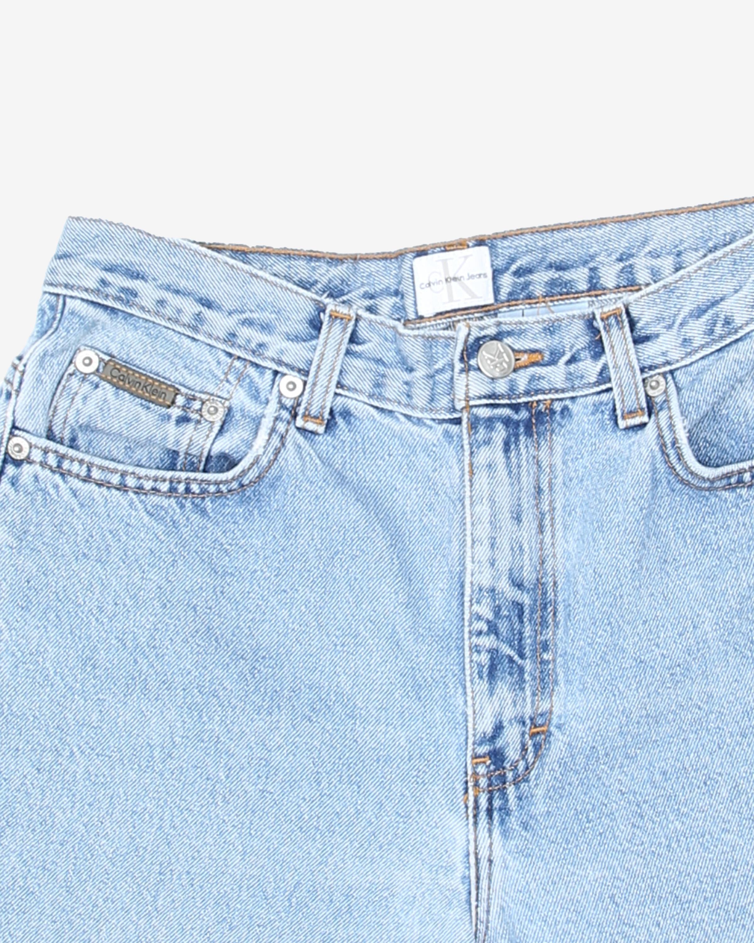 Calvin Klein Jeans Mid Indigo High Waisted Mom Denim Jeans - W29 L27