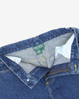 Lauren Jeans Co. Dark Blue High Waisted Tapered Denim Jeans - W28 L28