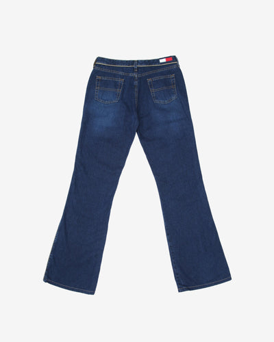 Tommy Jeans Dark Wash Blue Straight Leg Denim Jeans - W30 L32
