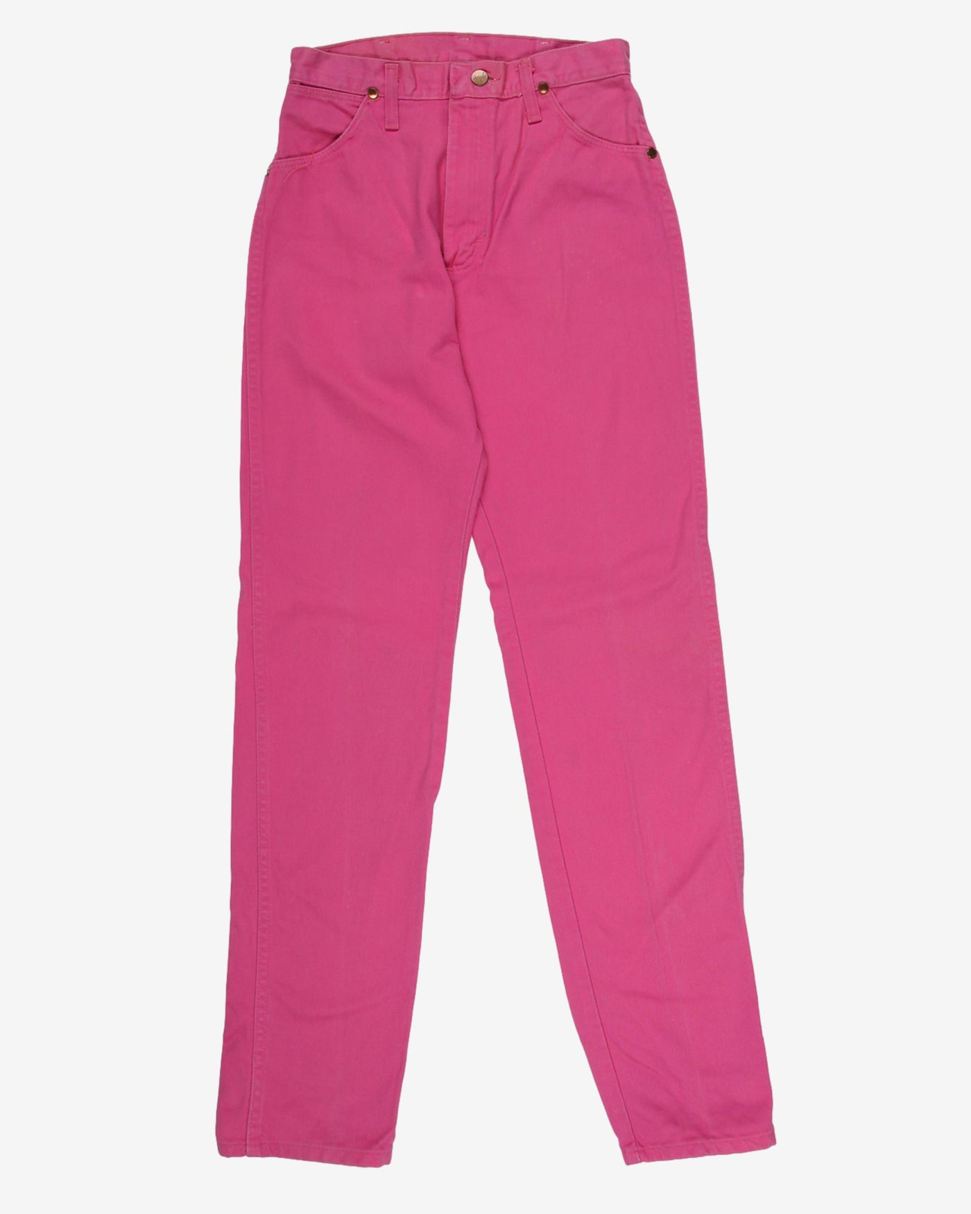 Wrangler 80s Fuchsia Pink Tapered Mom Denim Jeans - W27 L33