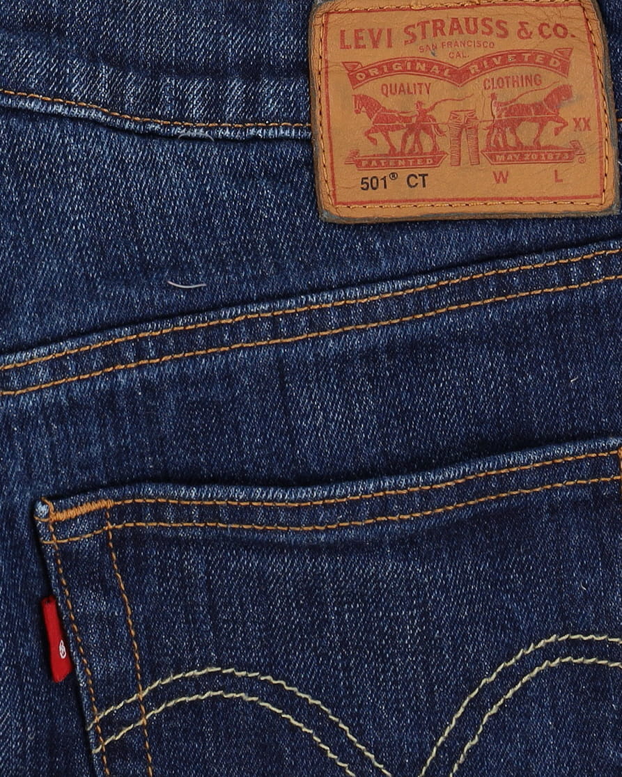 Levi's 501 Blue Dark Wash Jeans - W30 L28