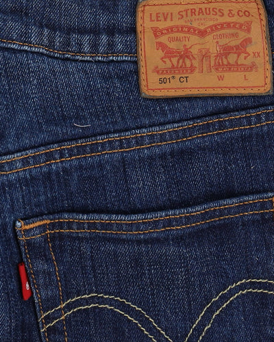Levi's 501 Blue Dark Wash Jeans - W30 L28