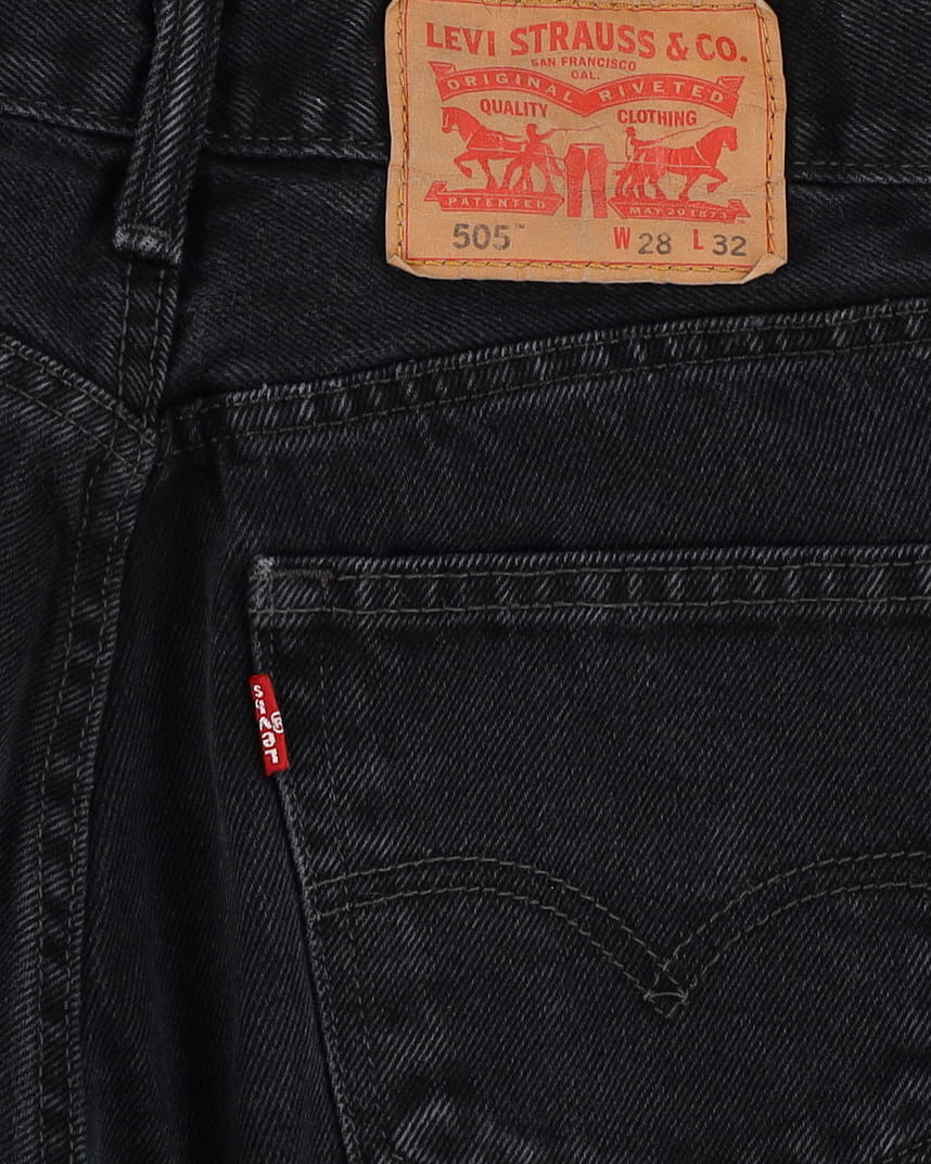 Levi's 501 Black Dark Wash Jeans