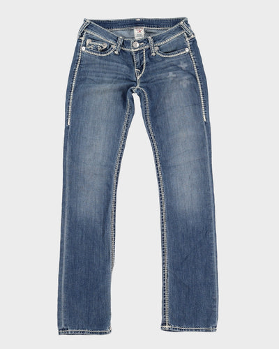Y2K True Religion Contrast Stitch Jeans - W30 L33