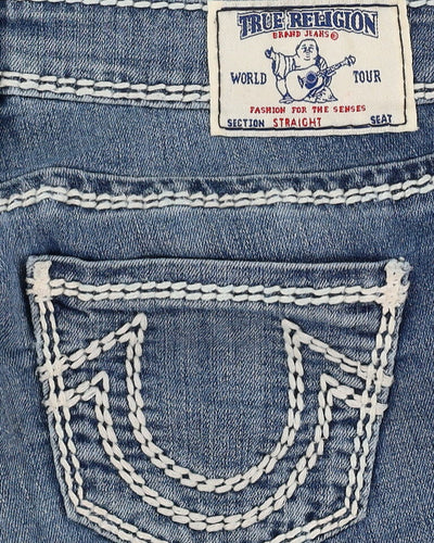 Y2K True Religion Contrast Stitch Jeans - W30 L33