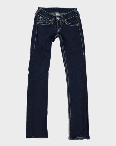 Y2K True Religion Contrast Stitch Jeans - W28 L34