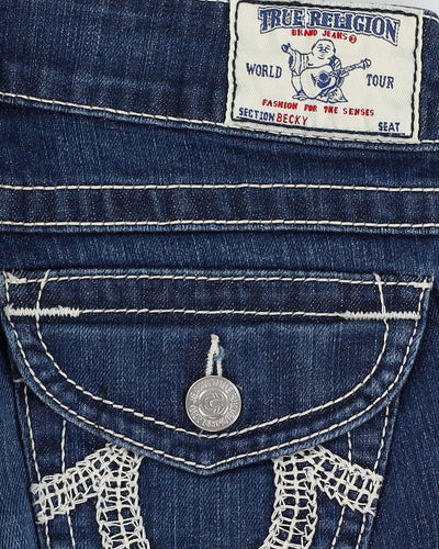 Y2K True Religion Contrast Stitch Jeans - W30 L31