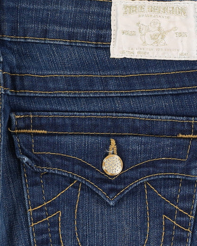 Y2K True Religion Contrast Stitch Jeans - W32 L34