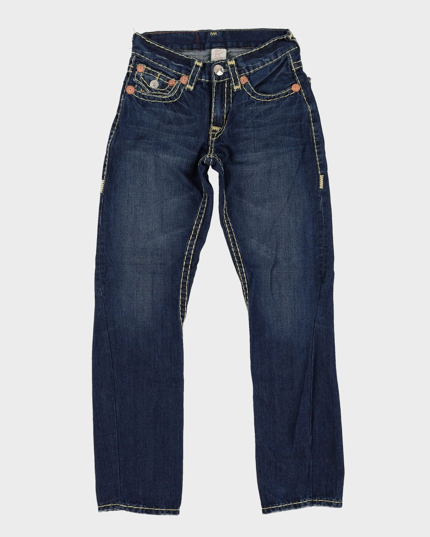 Y2K True Religion Contrast Stitch Jeans - W30 L33