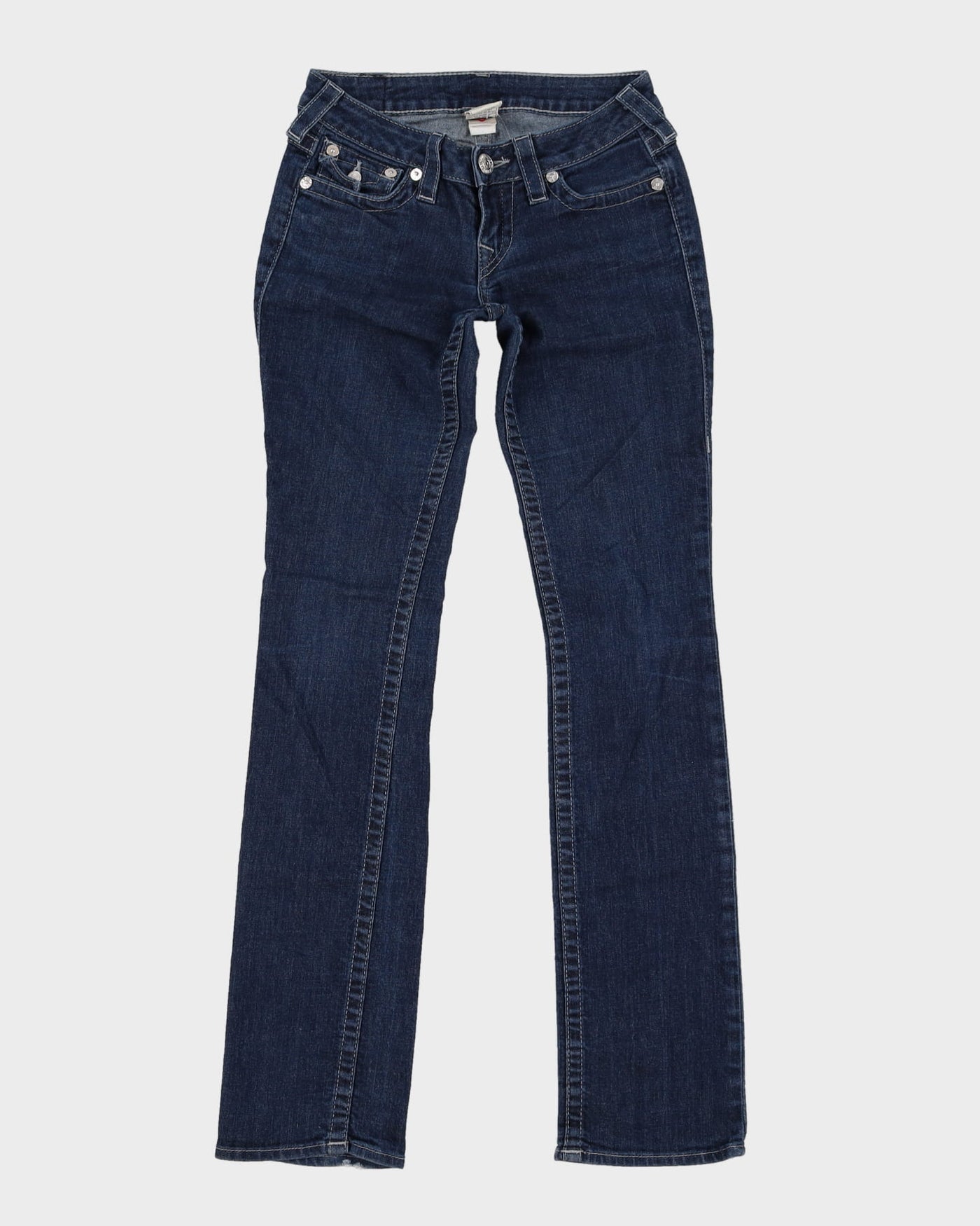 Y2K True Religion Contrast Stitch Jeans - W30 L33