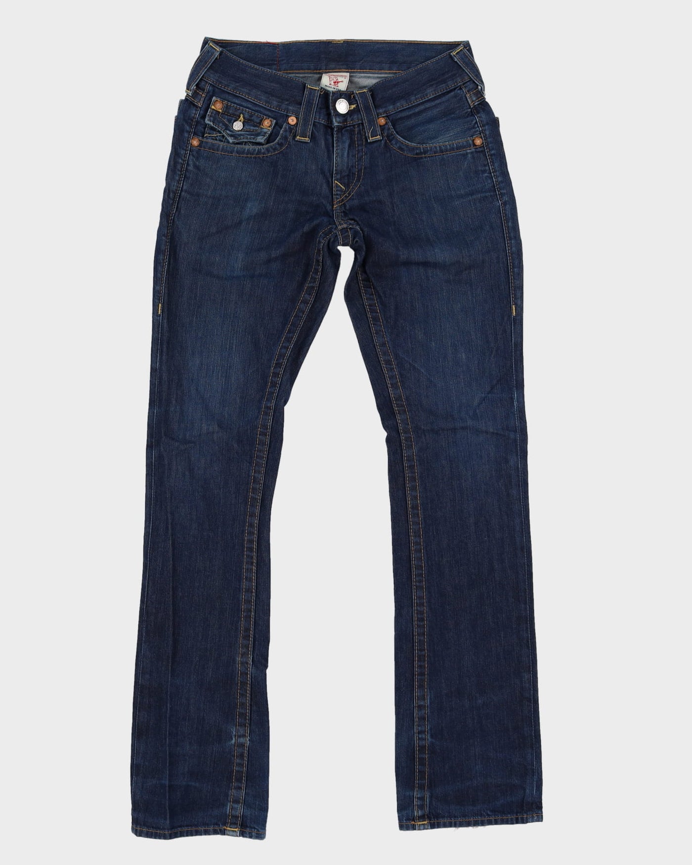 Y2K True Religion Contrast Stitch Jeans - W32 L34