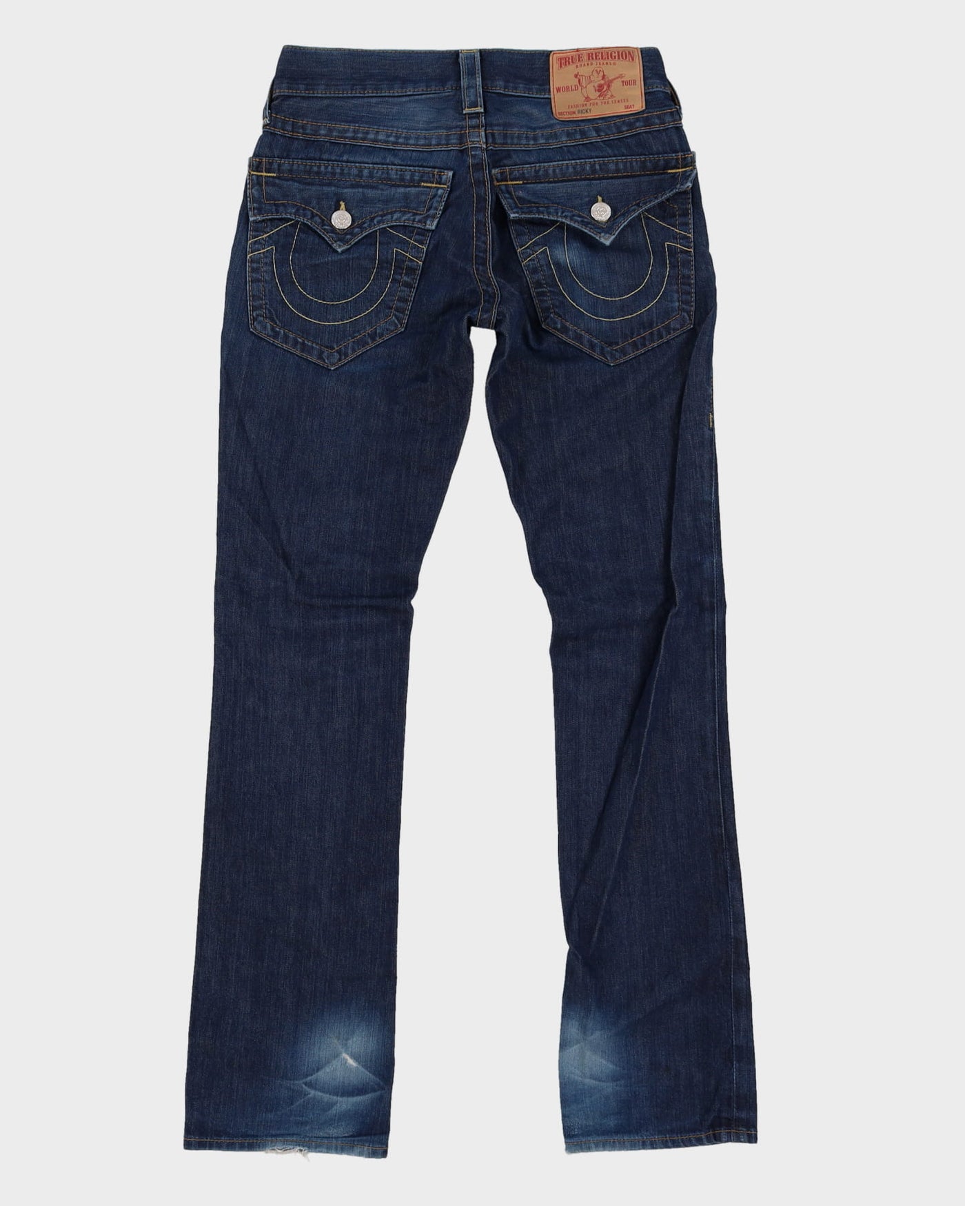 Y2K True Religion Contrast Stitch Jeans - W32 L34