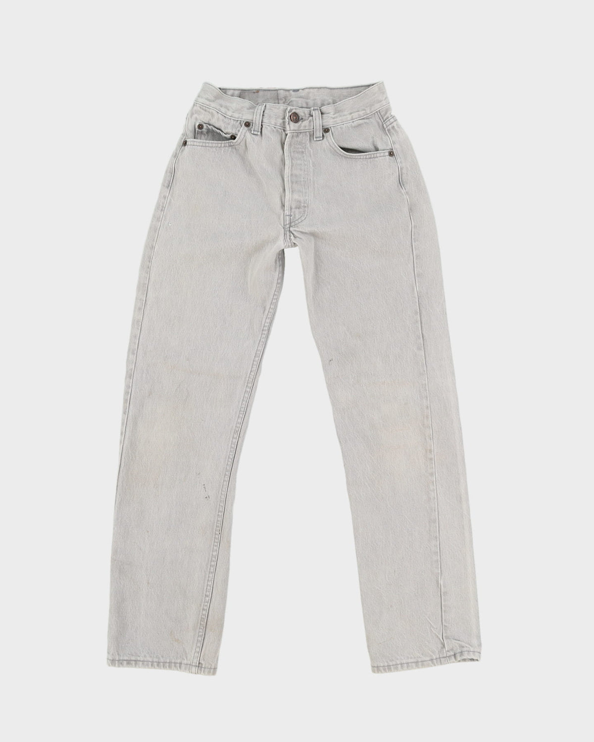 Vintage 80s Levi's 501 Grey Jeans - W26 L29