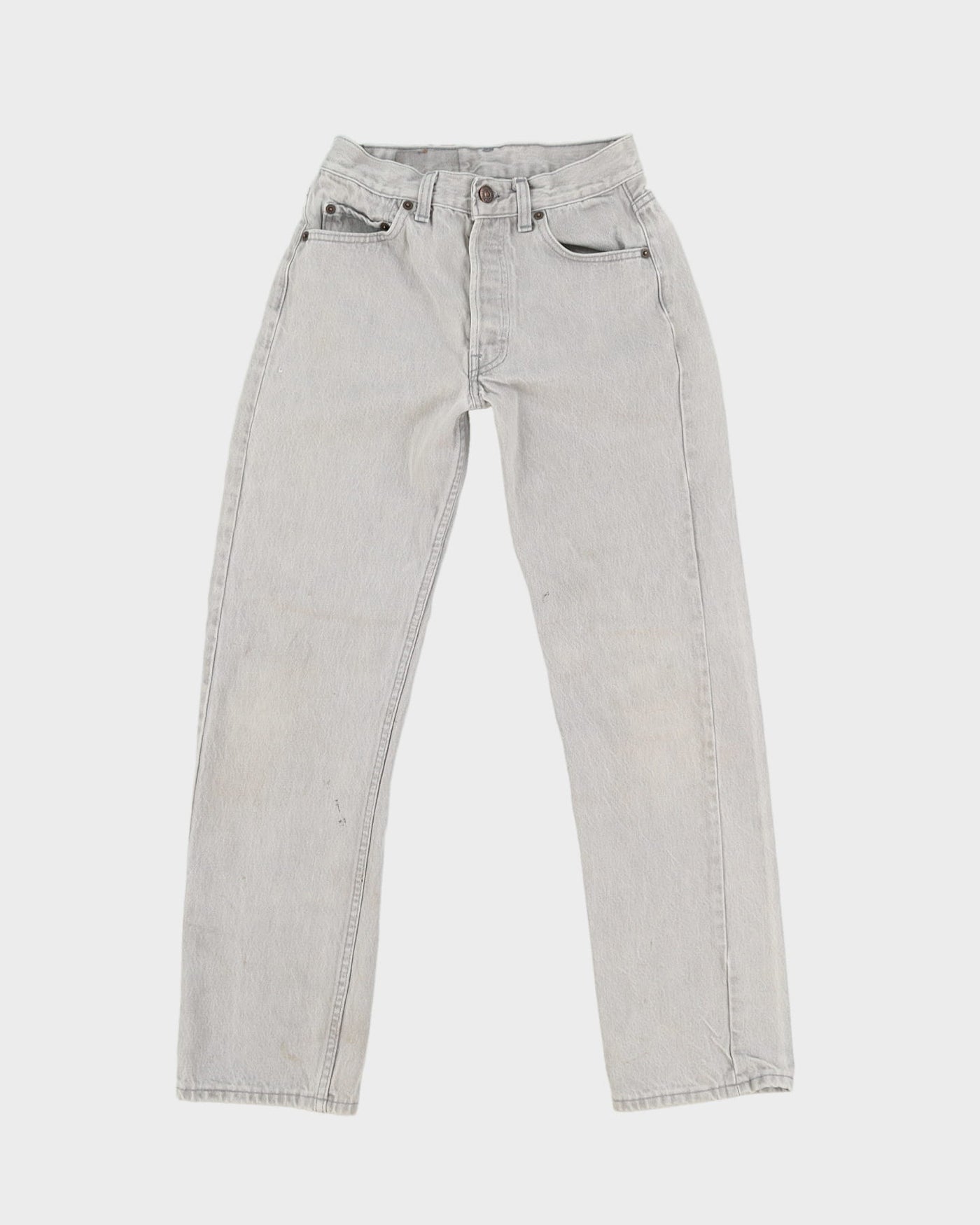Vintage 80s Levi's 501 Grey Jeans - W26 L29