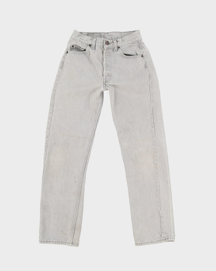 Vintage 80s Levi's 501 Grey Jeans - W26 L29