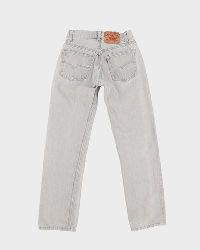 Vintage 80s Levi's 501 Grey Jeans - W26 L29