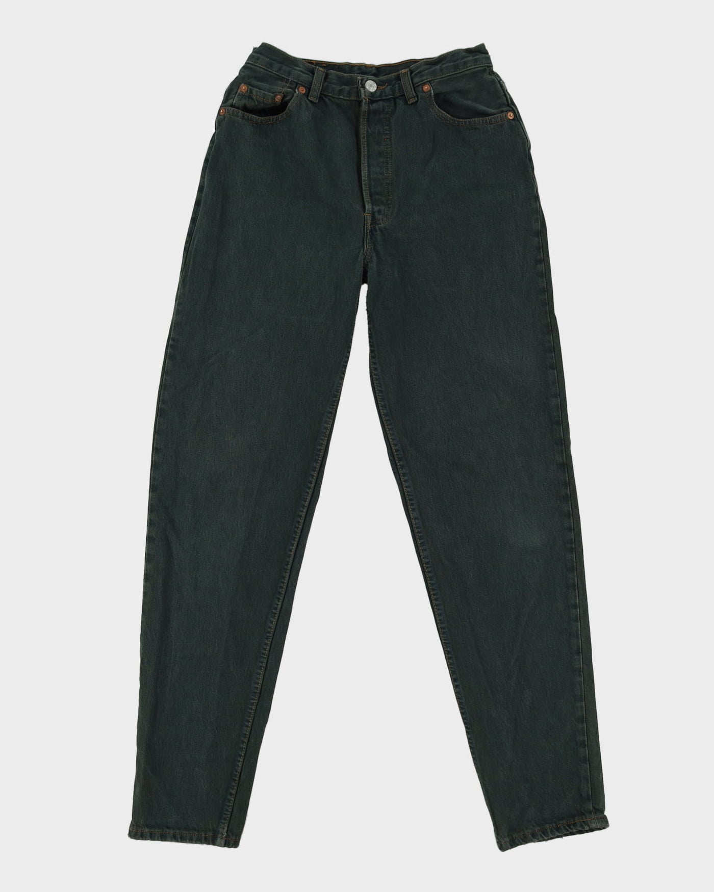 Vintage 80s Levi's Green Dark Wash Jeans - W27 L31