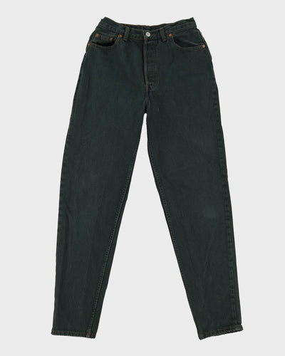 Vintage 80s Levi's Green Dark Wash Jeans - W27 L31