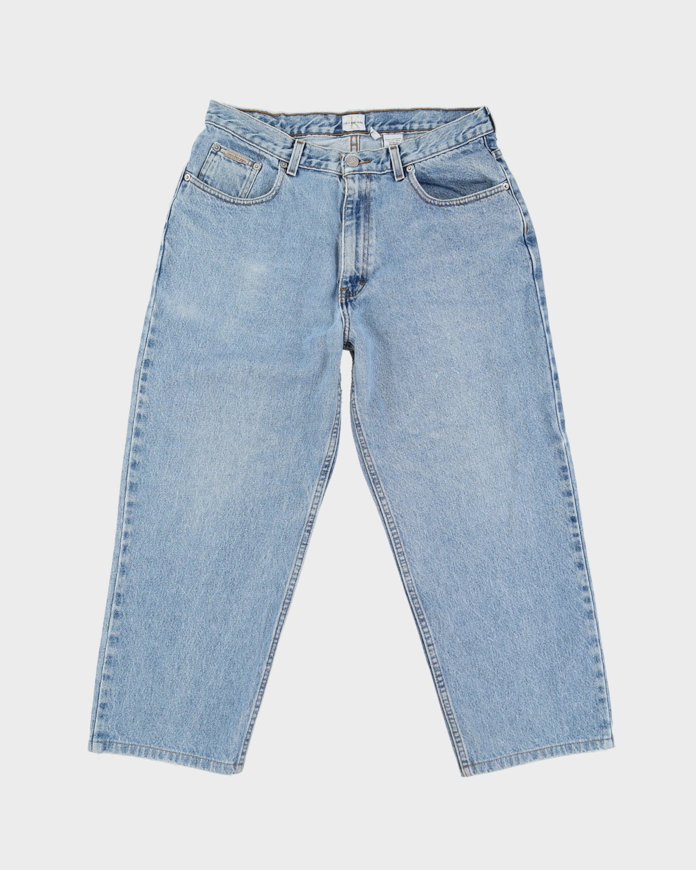 90s Calvin Klein Light Wash Blue Jeans - W32 L25