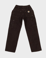 Vintage 90s Carhartt Brown Double Knee Workwear Jeans - W25 L28