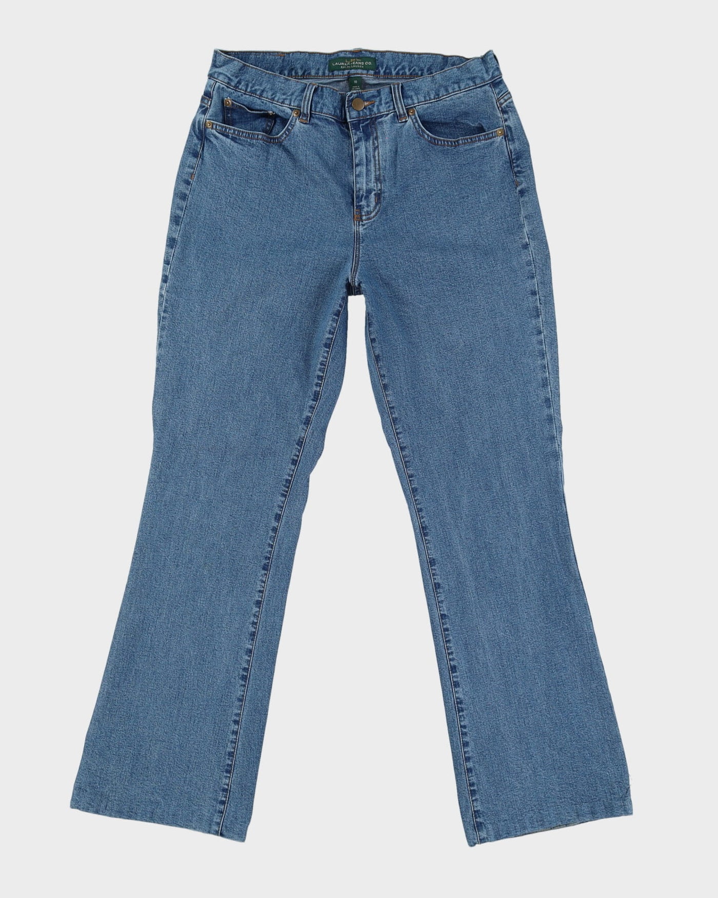 Vintage 90s LRL Ralph Lauren Medium Blue Wash Jeans - W32 L30