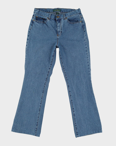 Vintage 90s LRL Ralph Lauren Medium Blue Wash Jeans - W32 L30