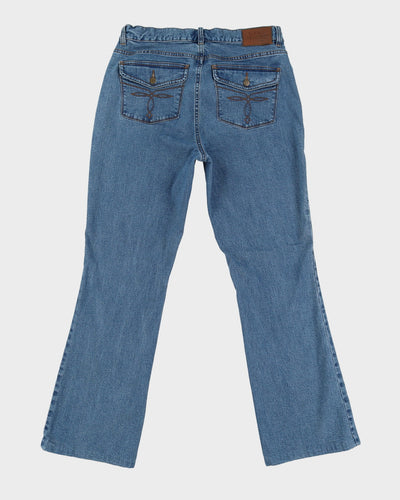 Vintage 90s LRL Ralph Lauren Medium Blue Wash Jeans - W32 L30