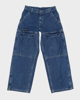 Vintage 90s Levi's L2 Blue Cargo Carpenter Jeans - W31 L28