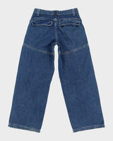Vintage 90s Levi's L2 Blue Cargo Carpenter Jeans - W31 L28