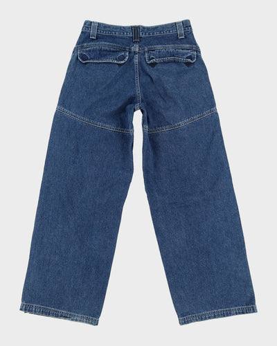 Vintage 90s Levi's L2 Blue Cargo Carpenter Jeans - W31 L28