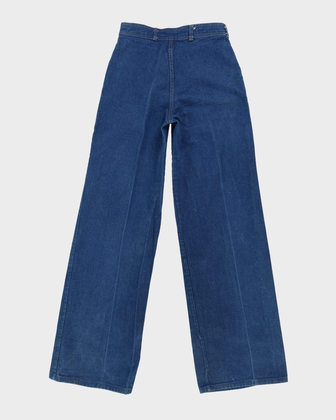 Vintage 1970s Blue Denim Flared Jeans - W28 L36