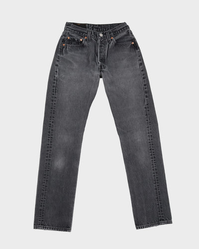 Vintage Levi's 501 Dark Wash Black Jeans - W26 L31